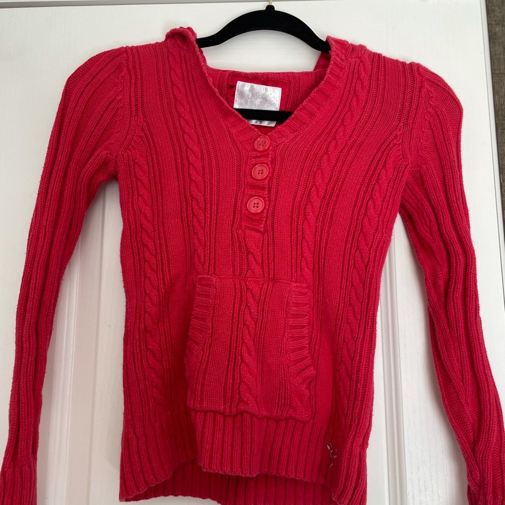 Justice red knitted sweater!